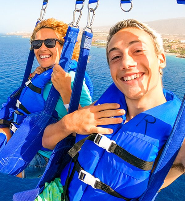 Parasail Customers Flying